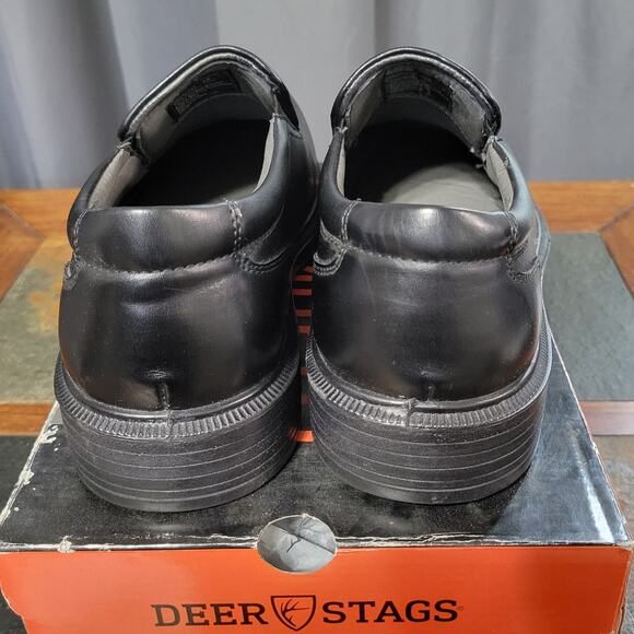 Deer Stags 902 Collection Wide Width Greenpoint Black Vega Loafer Dress Shoes main image 5
